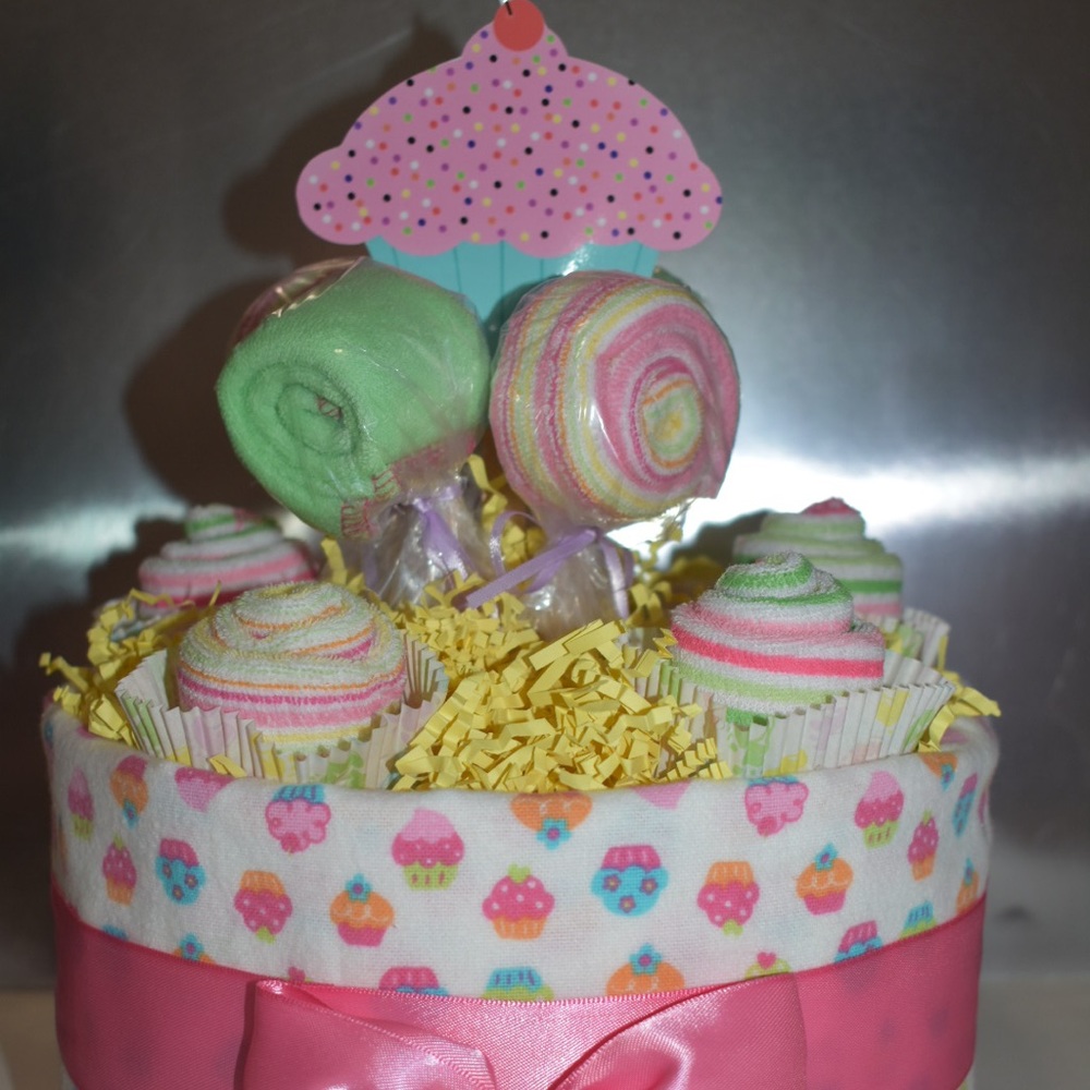 Cupcake Diaper Cake